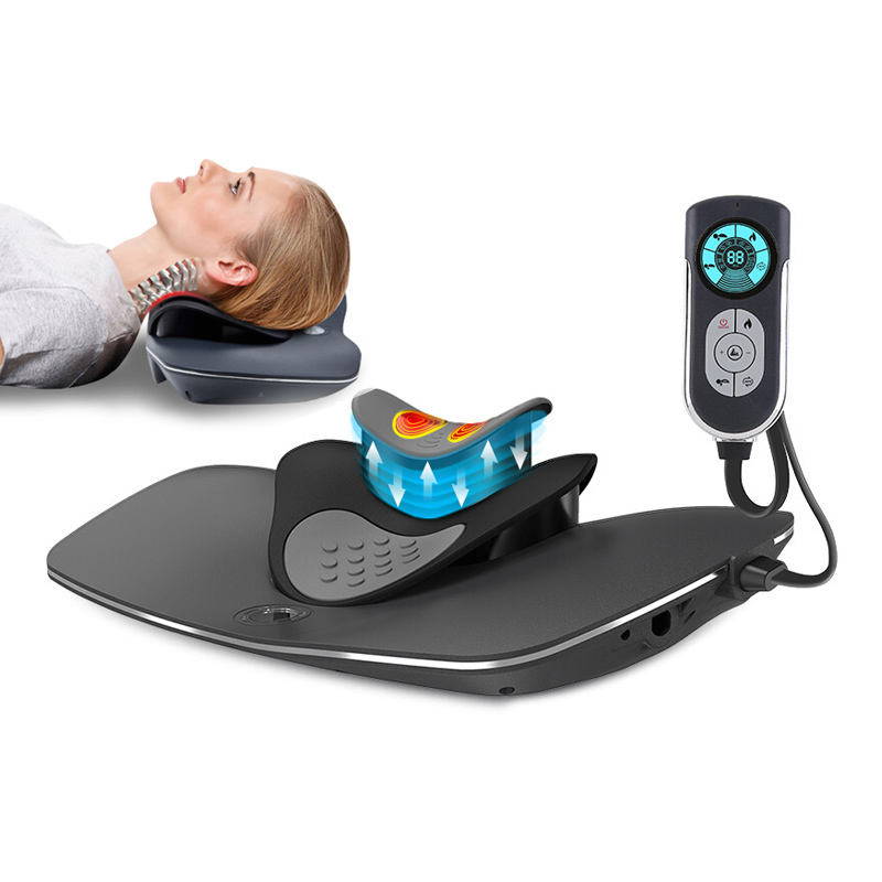 Wireless Remote Control Neck Traction & Massage Device for Pain Relief